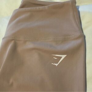 Gymshark Cream Leggings with Logo